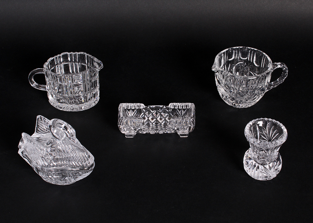 Assortment of Decorative Crystal Home Decor