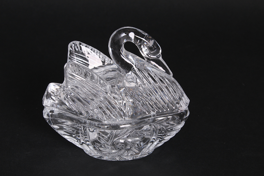 Assortment of Decorative Crystal Home Decor