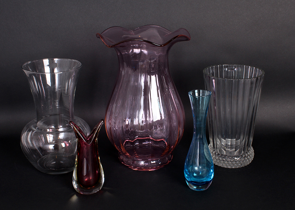 Colorful Glass Vases