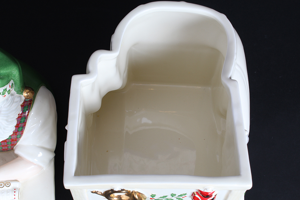 Pair of Christmas Santa's