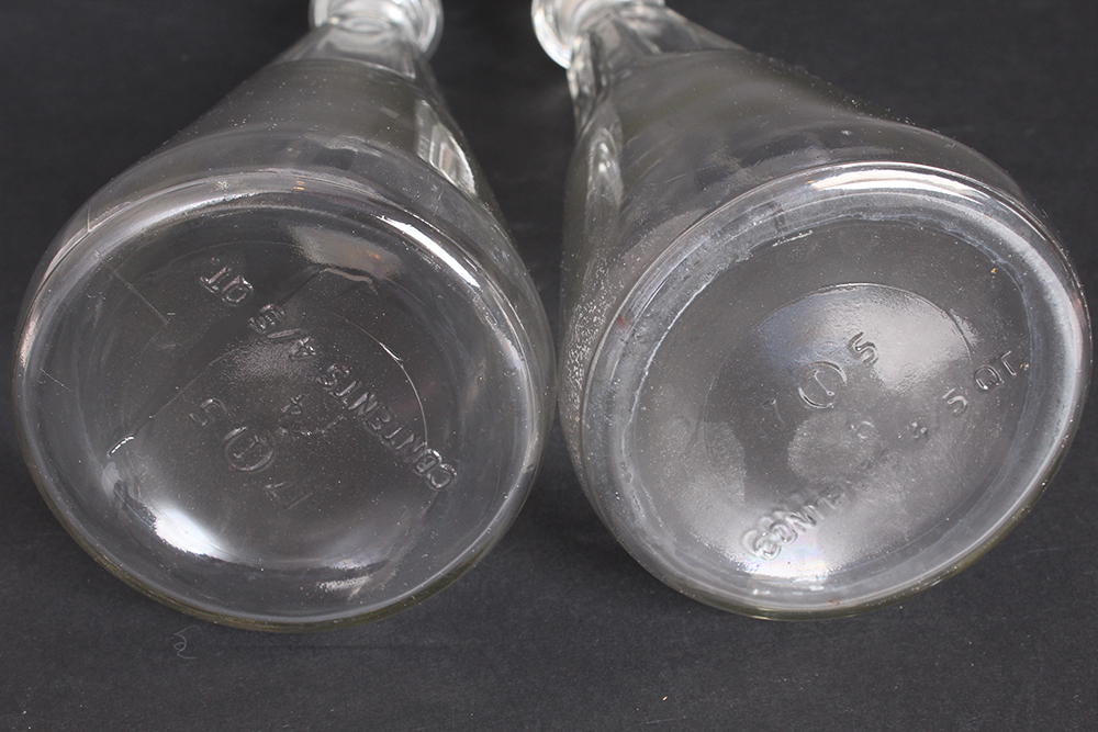 Pair of Glass Decanters