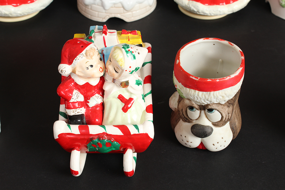 Assortment of Christmas Themed Decor