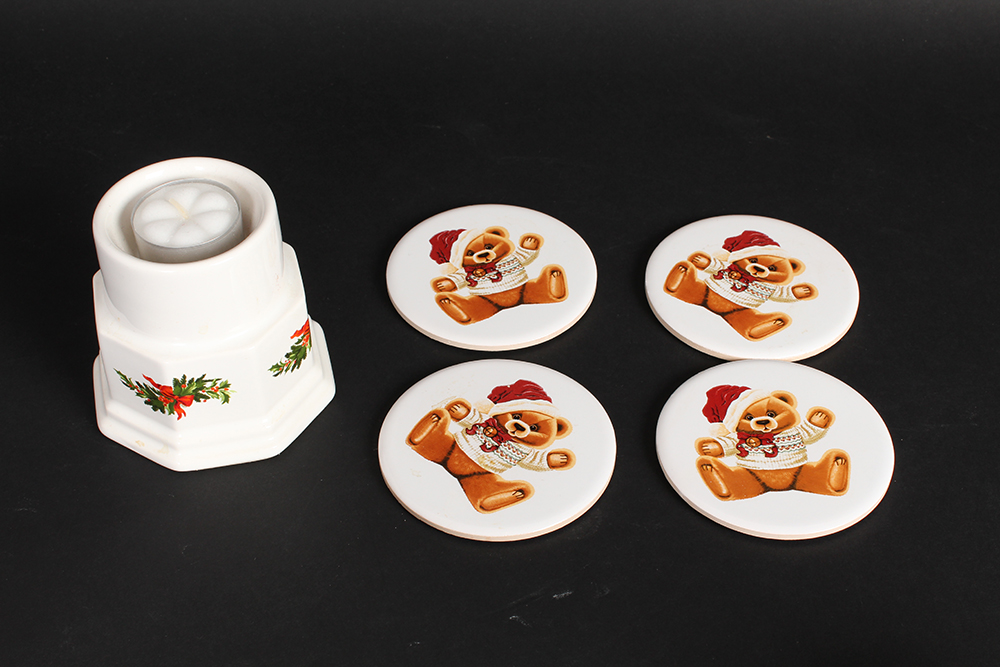 Assortment of Christmas Themed Decor