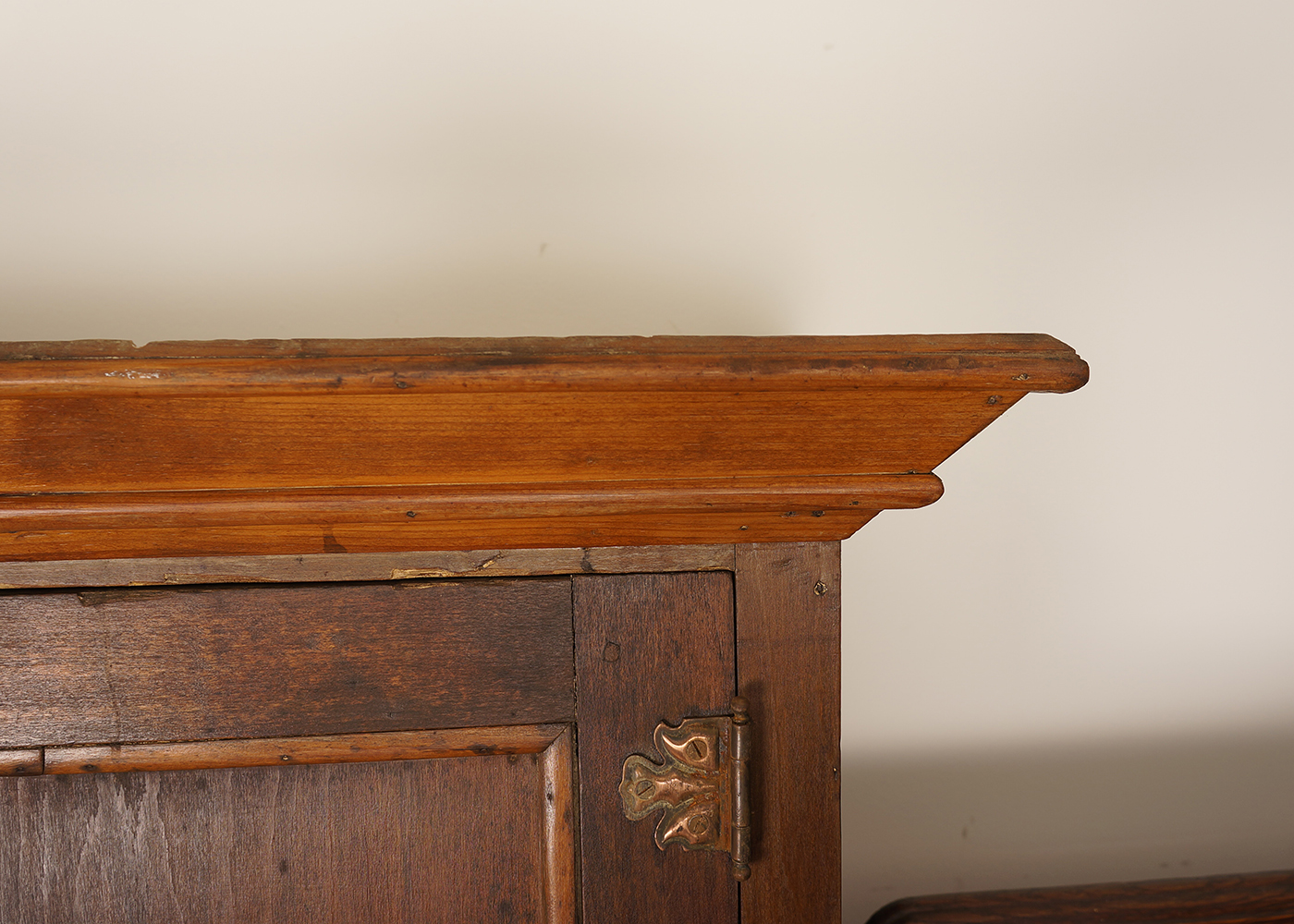 Antique Country Kitchen Cupboard with Copper Work Surface