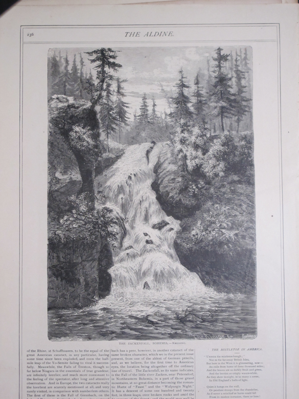 Bookplate Engravings from "The Aldine" Newspaper