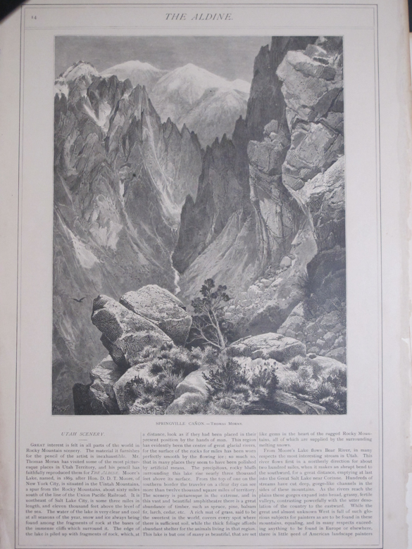 Bookplate Engravings from "The Aldine" Newspaper