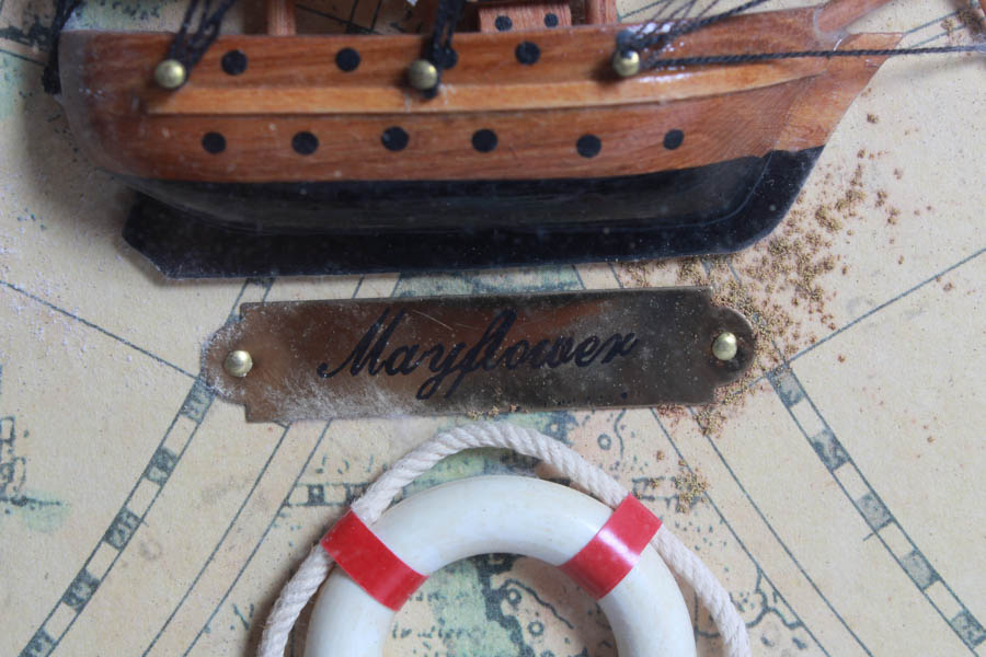 Framed Fisherman Ropes and Decor