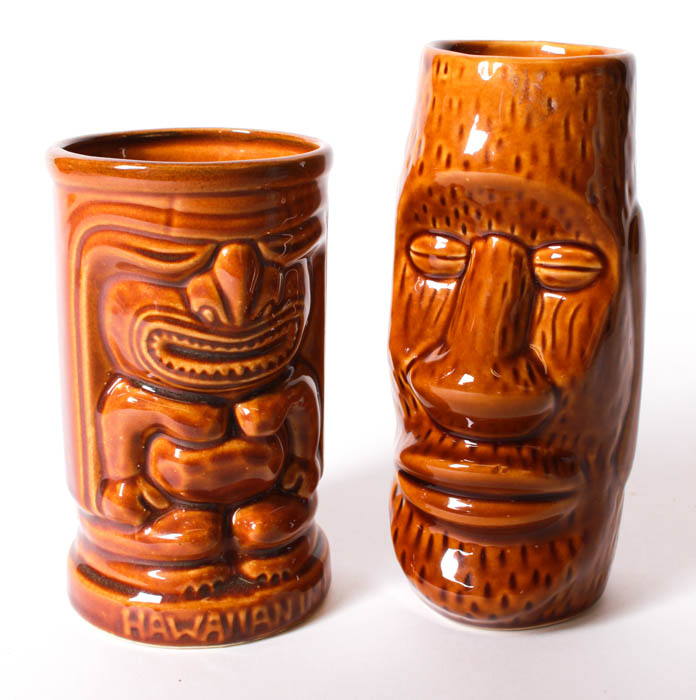 Collection of Island Totem Pole Jars