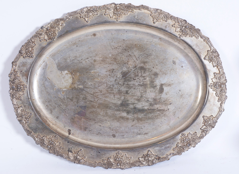 Silver Plated Trays and Dishware