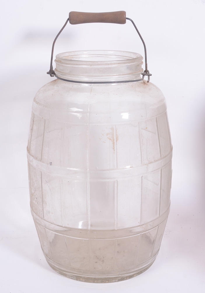 Pair of Glass Jugs and Mugs