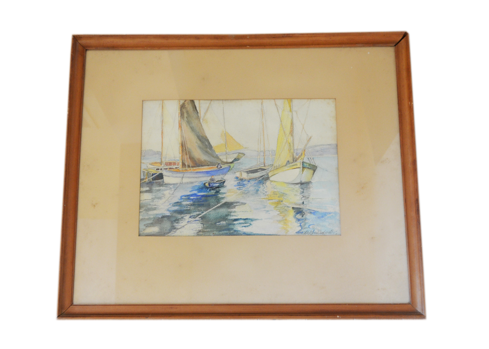 Vintage Fletcher Carpenter Watercolor