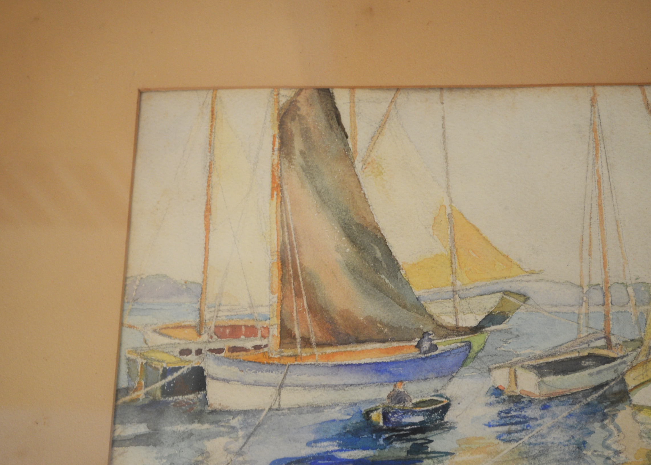Vintage Fletcher Carpenter Watercolor