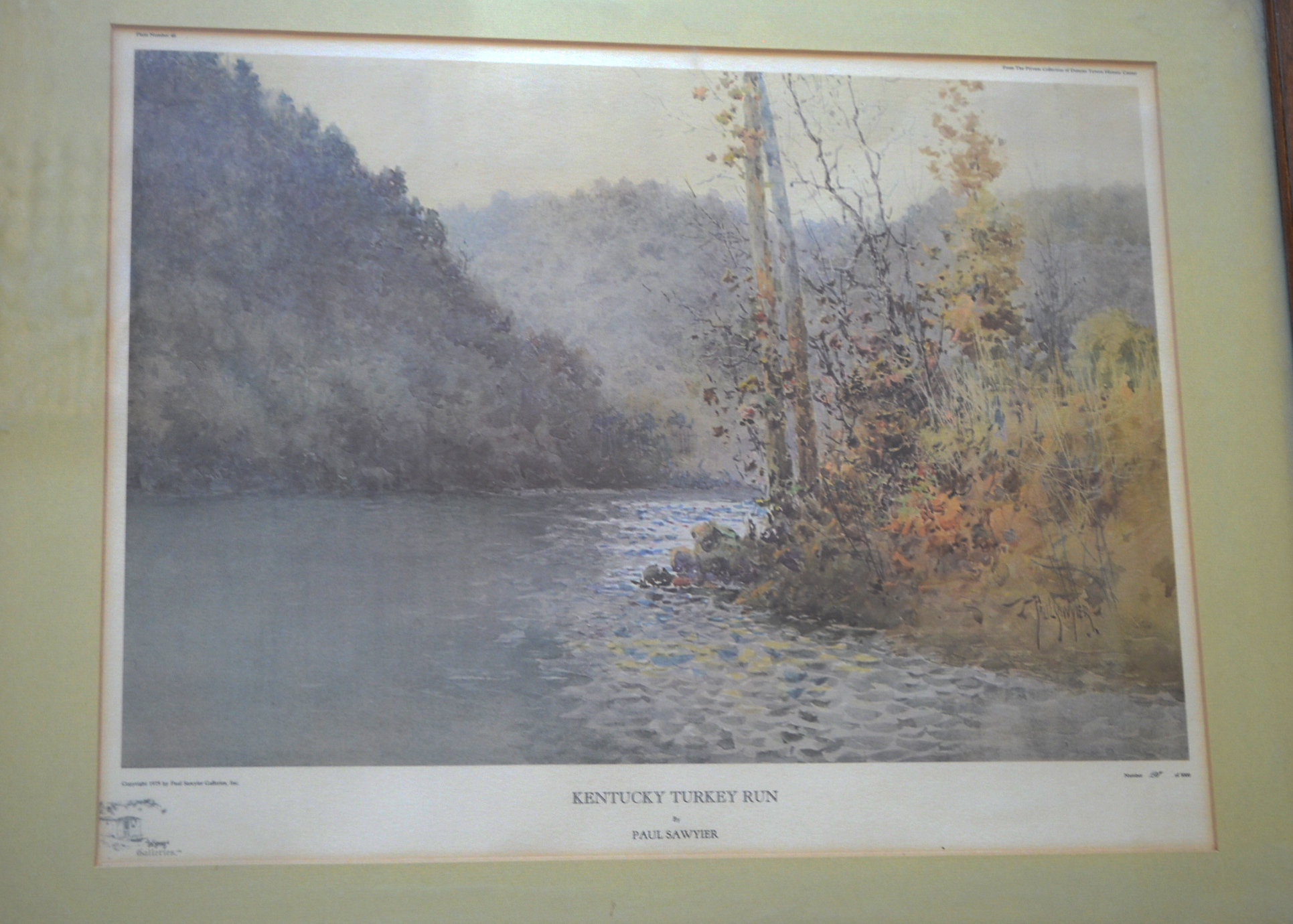 Paul Sawyier Limited Edition Offset Lithograph