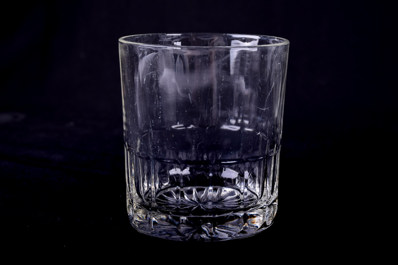 Set of 6 Pressed Glass Tumblers