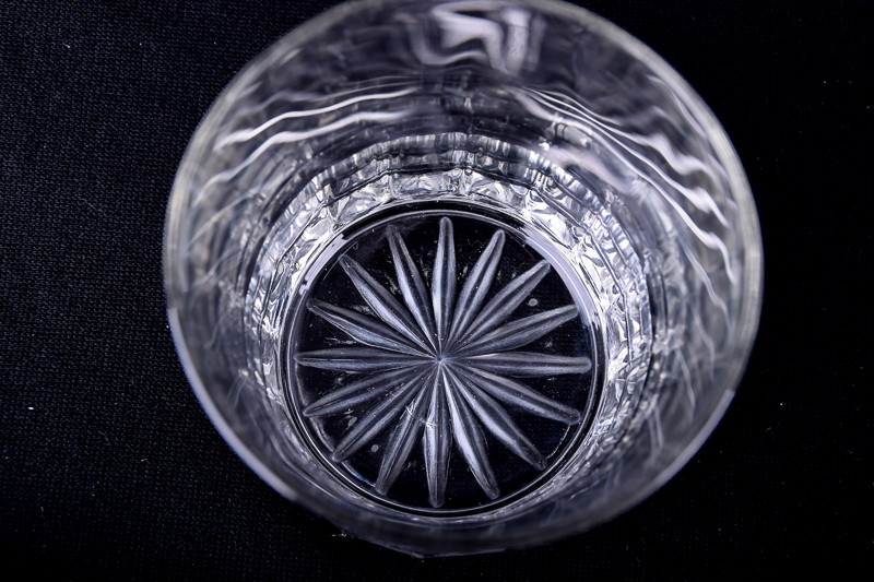 Set of 6 Pressed Glass Tumblers