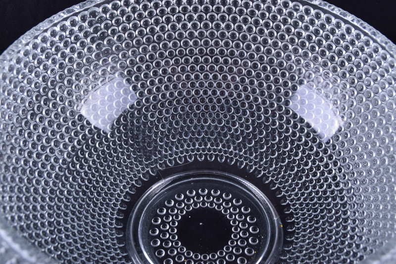 Vintage Hobnail Glass Punch Bowl with Assorted Glasses