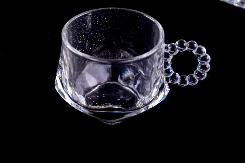 Vintage Hobnail Glass Punch Bowl with Assorted Glasses