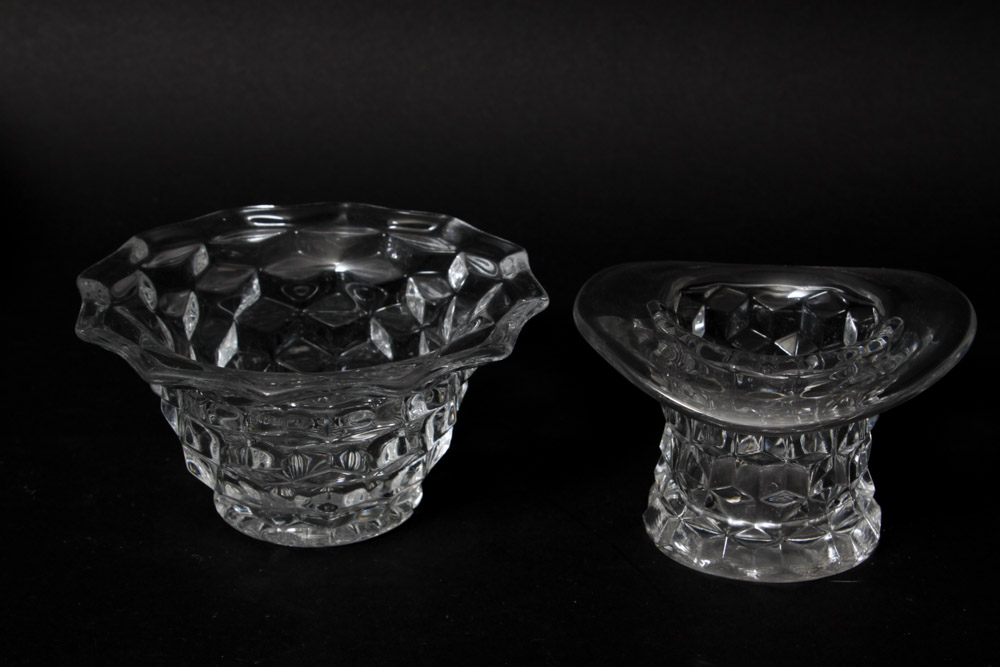 Large Fostoria Glass Assortment