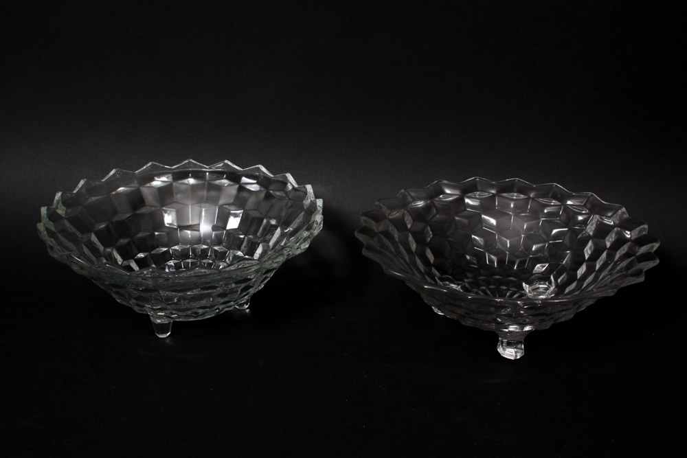 Large Fostoria Glass Assortment