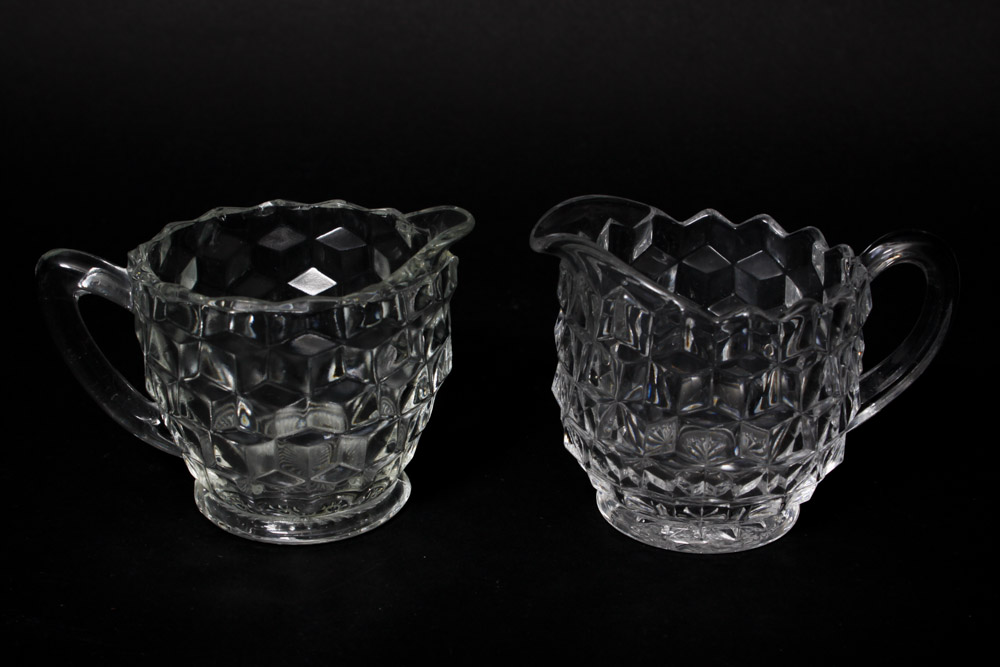 Large Fostoria Glass Assortment