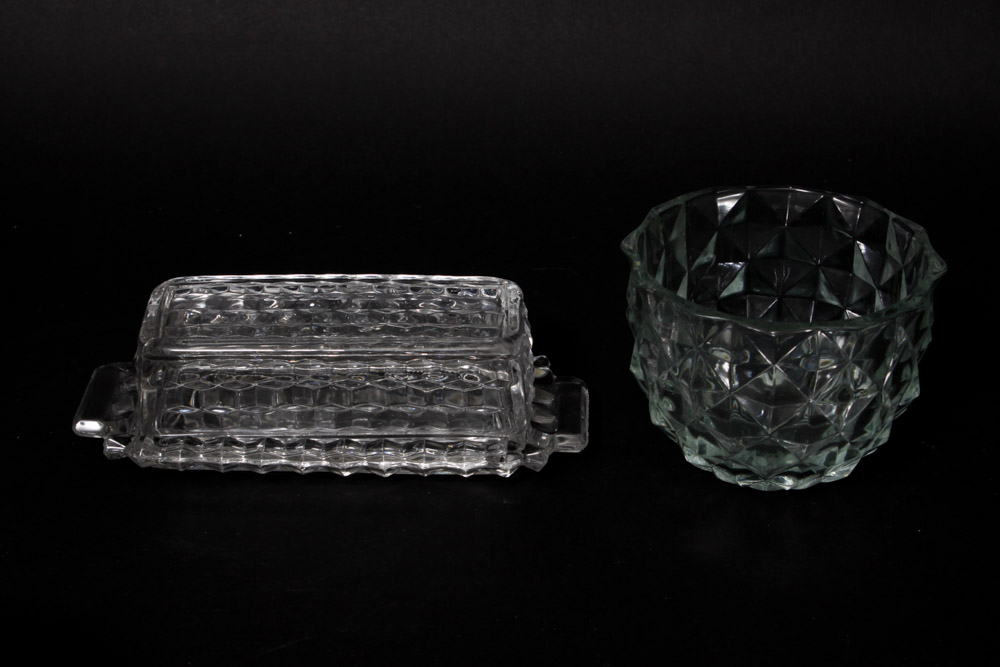 Large Fostoria Glass Assortment