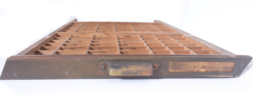 Set of Vintage Ludlow Letterpress Drawers