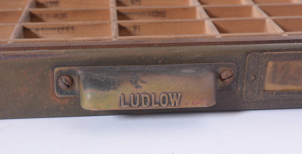 Set of Vintage Ludlow Letterpress Drawers