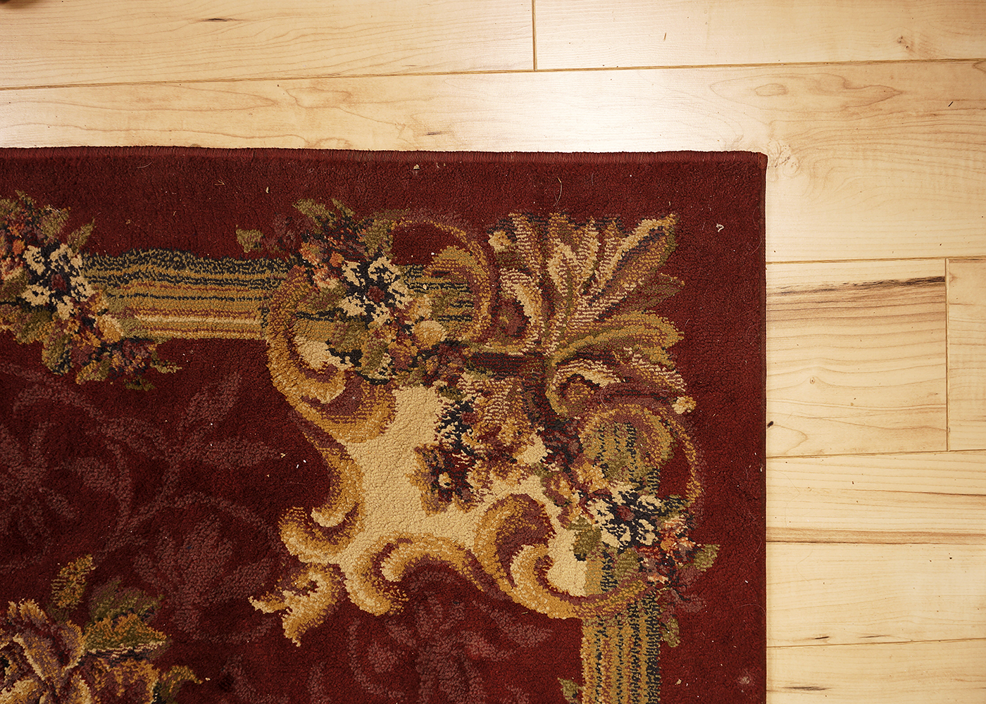 Grand Legacy Cameo Rose Burgundy Area Rug