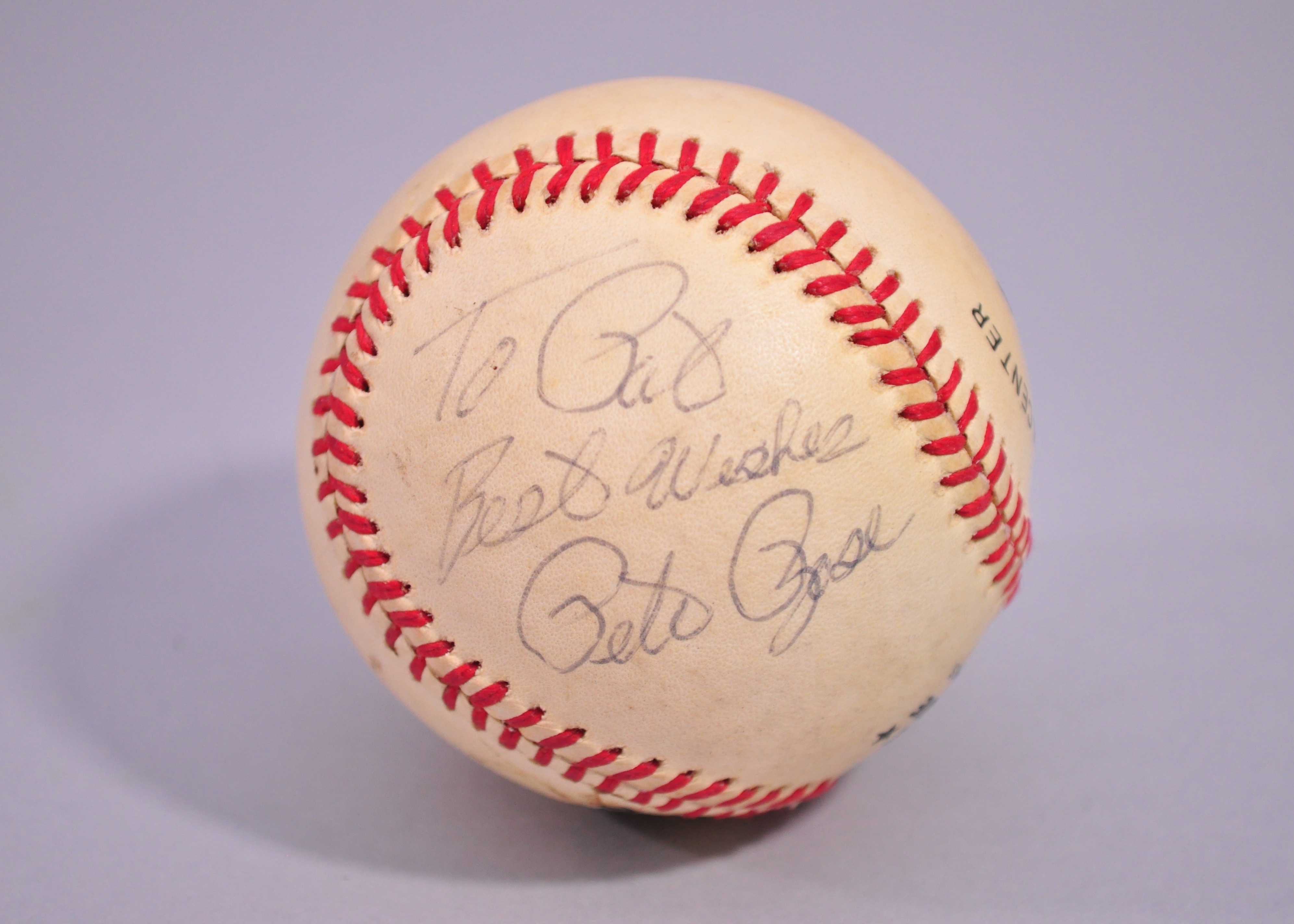 Pete Rose Signed Baseball