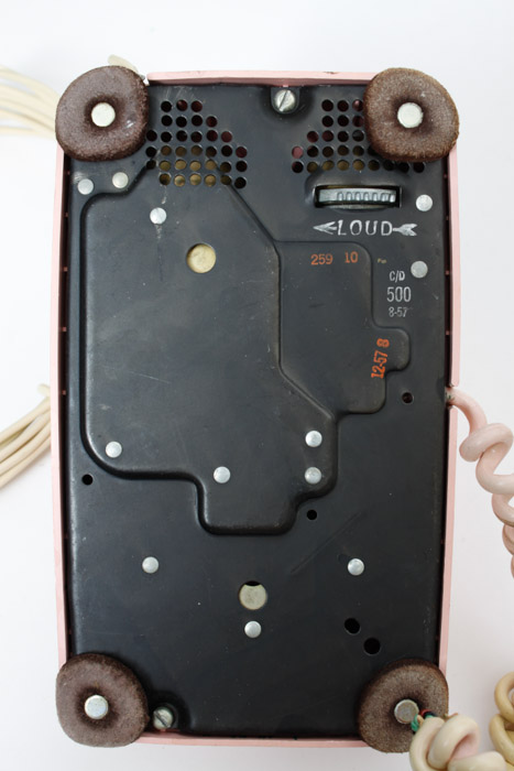 Vintage Pink Telephone Pair