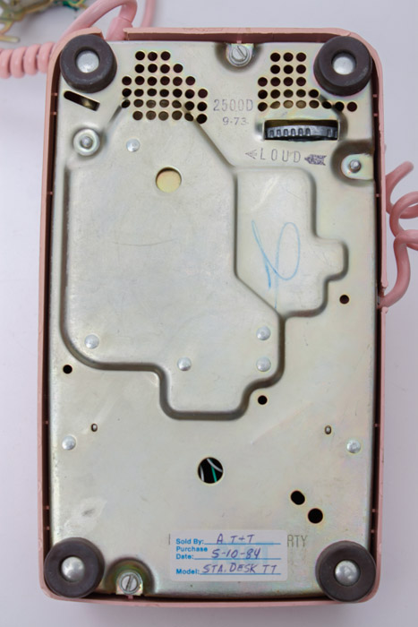 Vintage Pink Telephone Pair