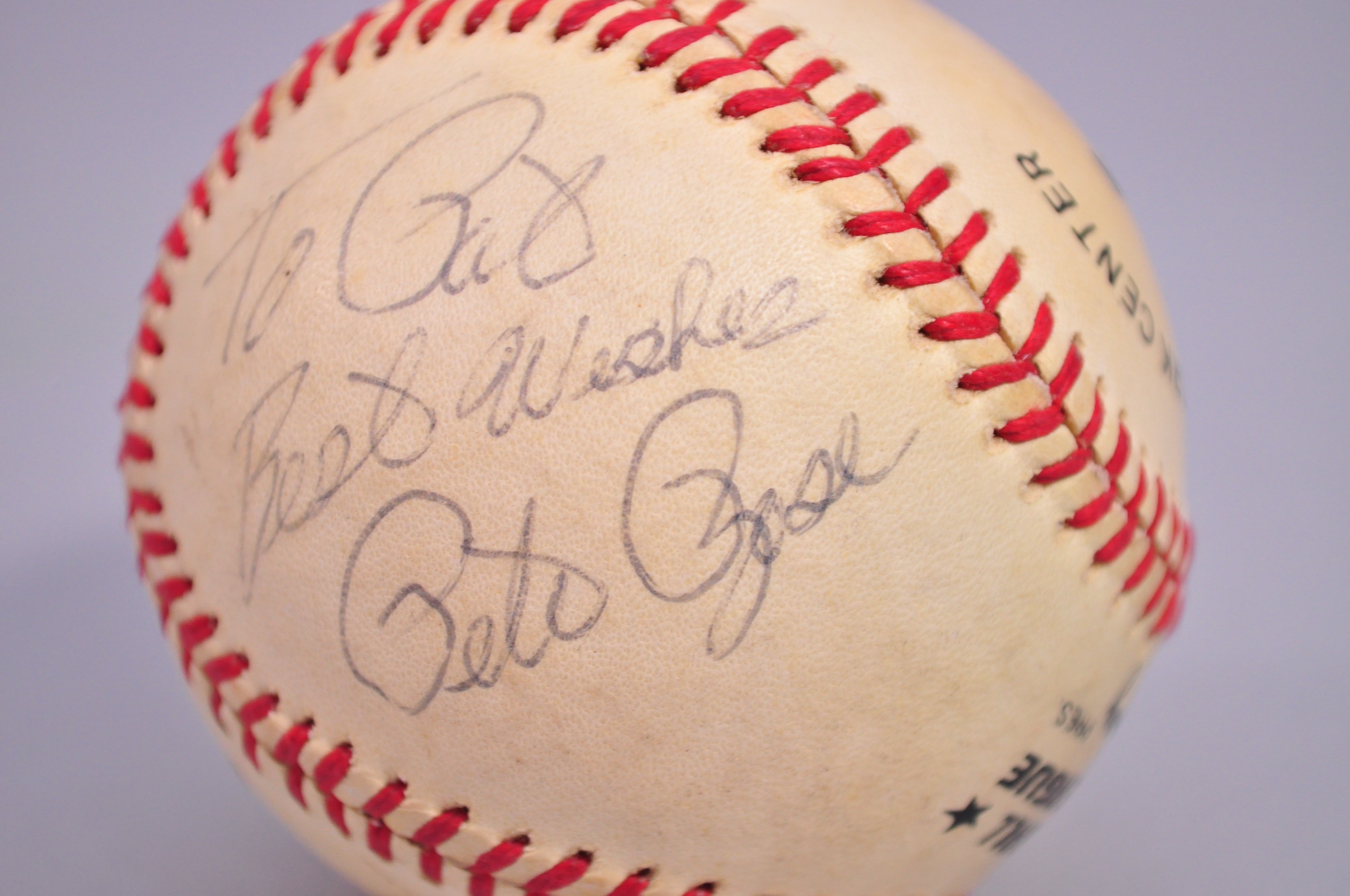 Pete Rose Signed Baseball