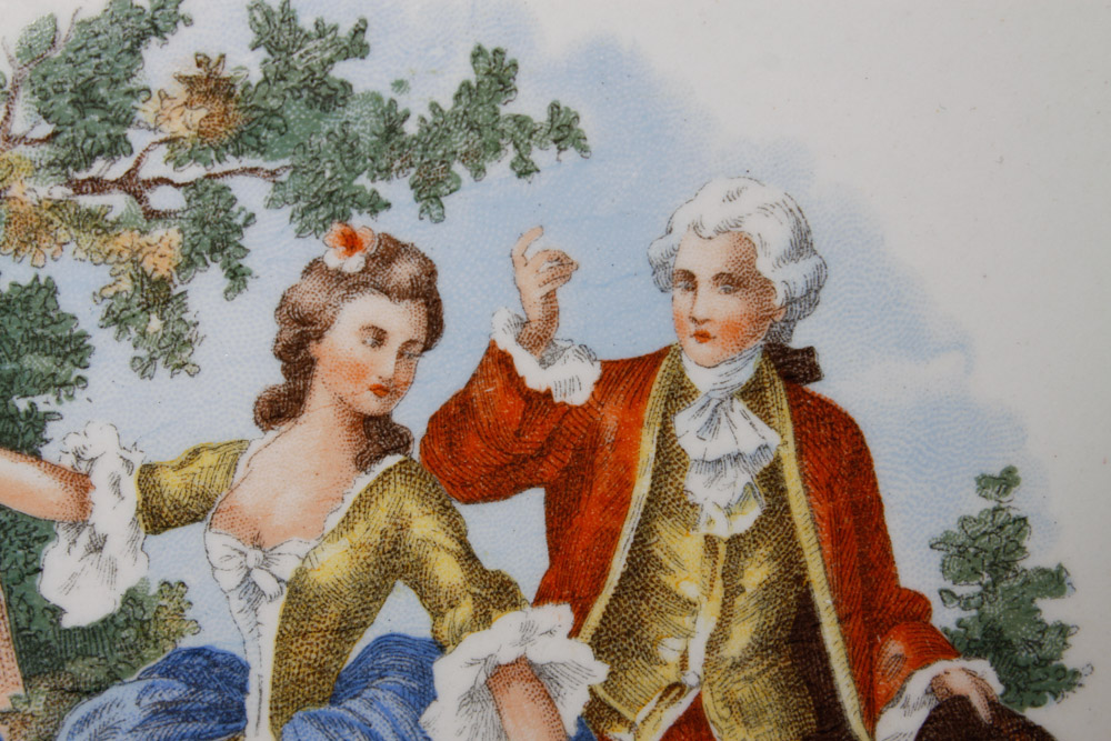 George and Martha Washington and D.C. Plate Collection