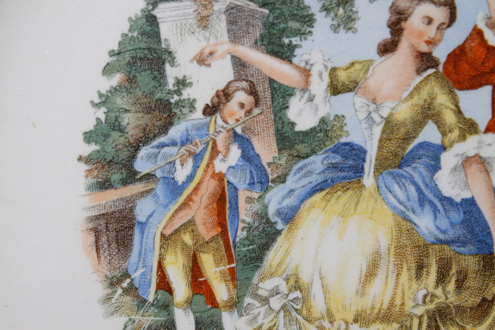 George and Martha Washington and D.C. Plate Collection