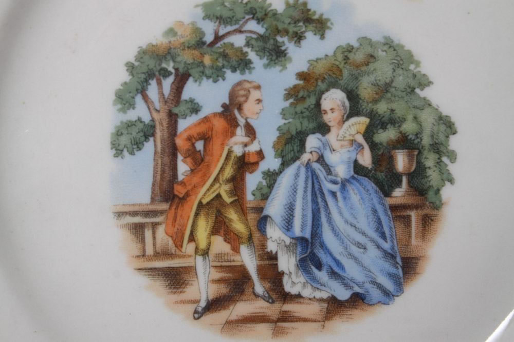 George and Martha Washington and D.C. Plate Collection