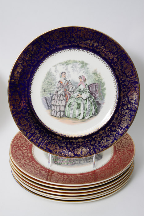 George and Martha Washington and D.C. Plate Collection