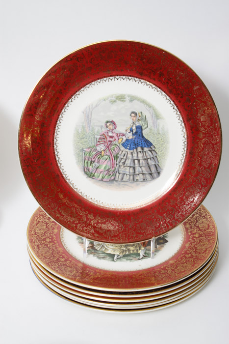 George and Martha Washington and D.C. Plate Collection