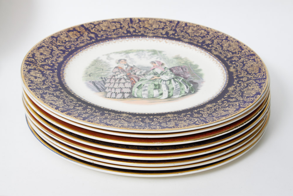 George and Martha Washington and D.C. Plate Collection