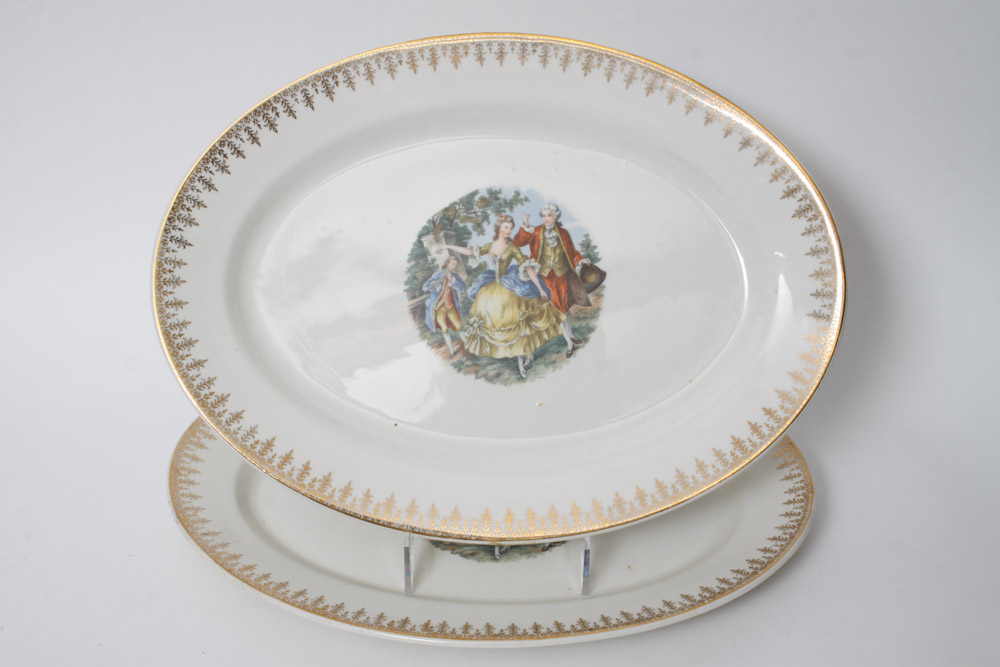 George and Martha Washington and D.C. Plate Collection