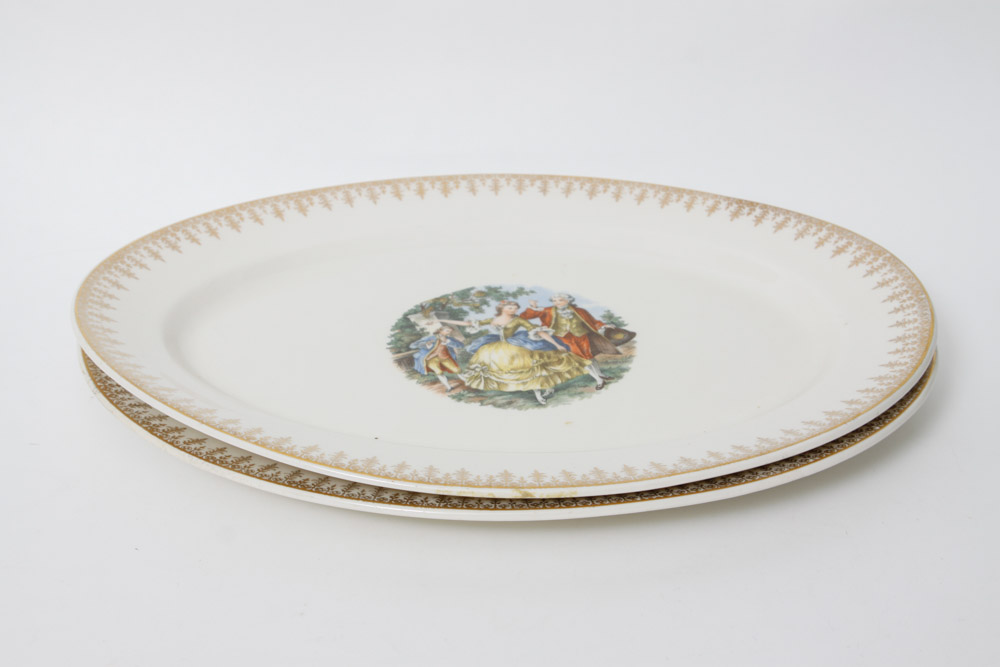 George and Martha Washington and D.C. Plate Collection