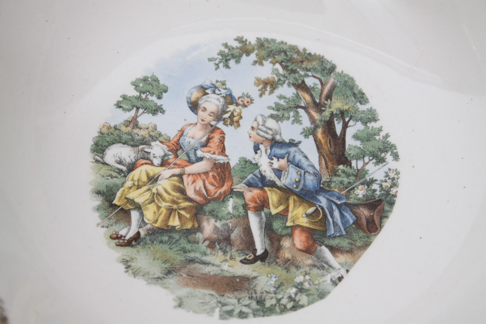 George and Martha Washington and D.C. Plate Collection