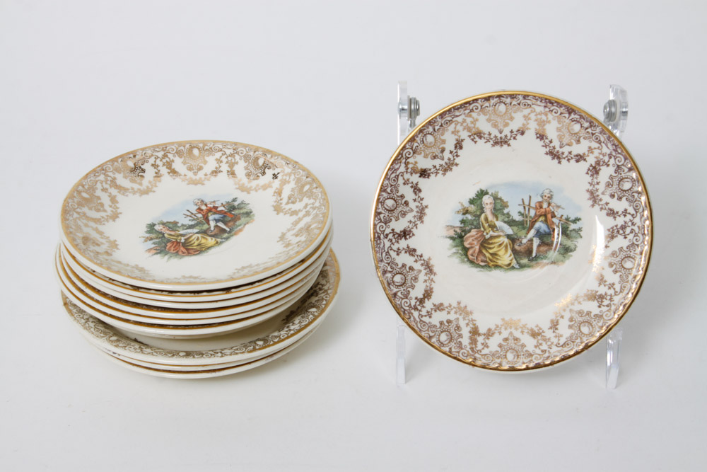 George and Martha Washington and D.C. Plate Collection