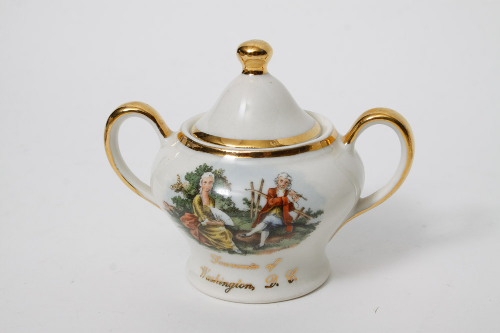 George and Martha Washington and D.C. Plate Collection