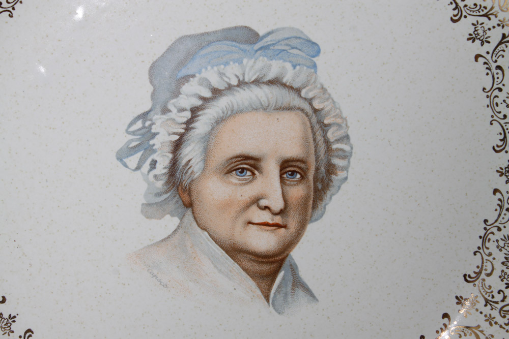 George and Martha Washington and D.C. Plate Collection