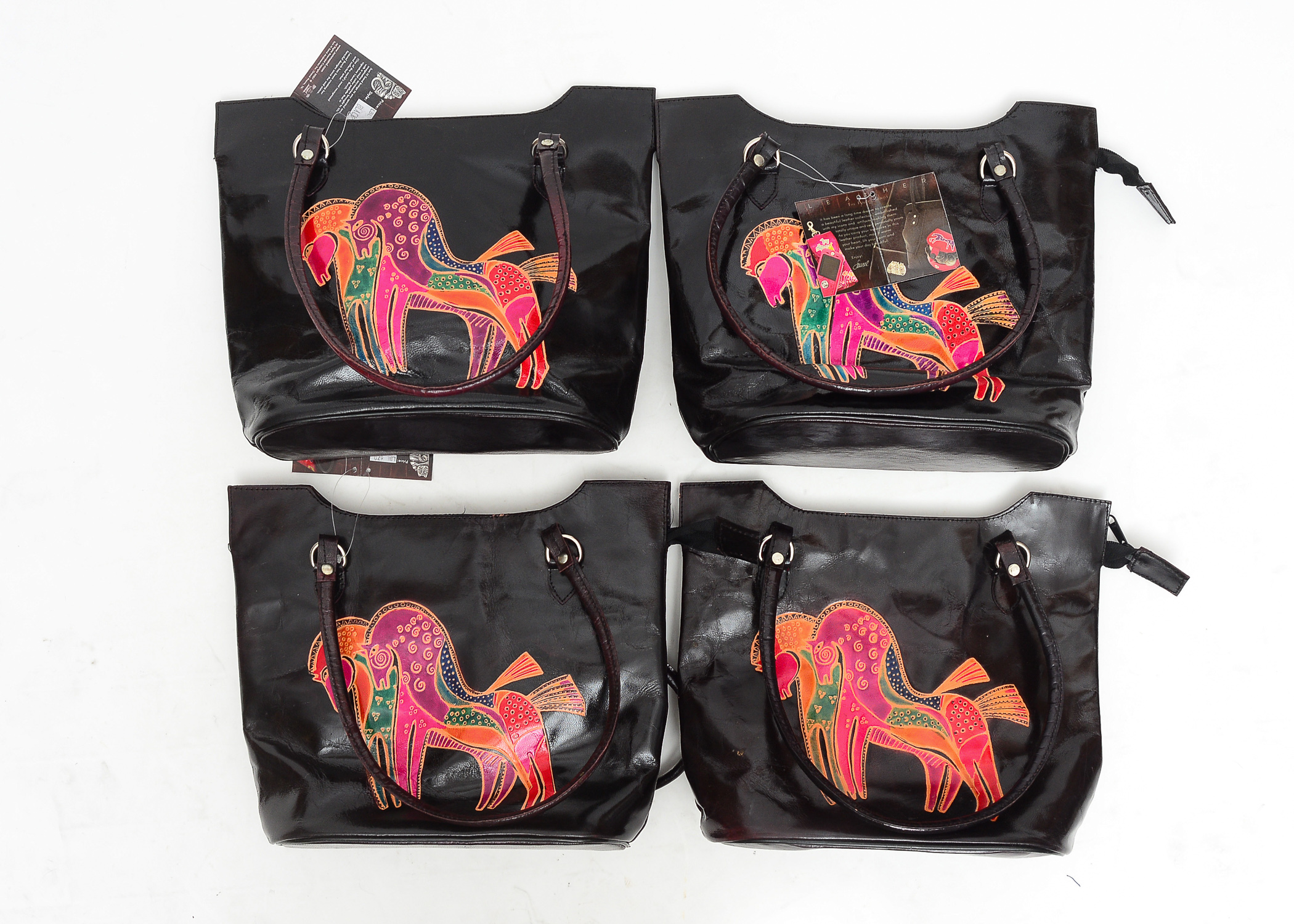 Laurel Burch Leather Tote Collection