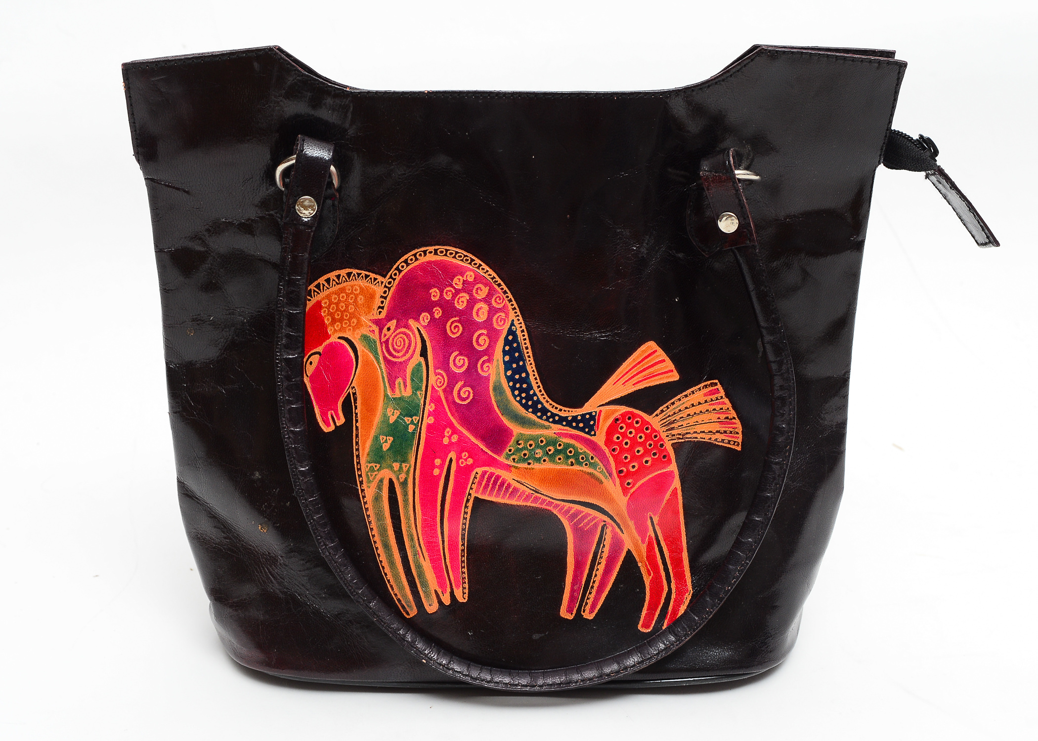 Laurel Burch Leather Tote Collection