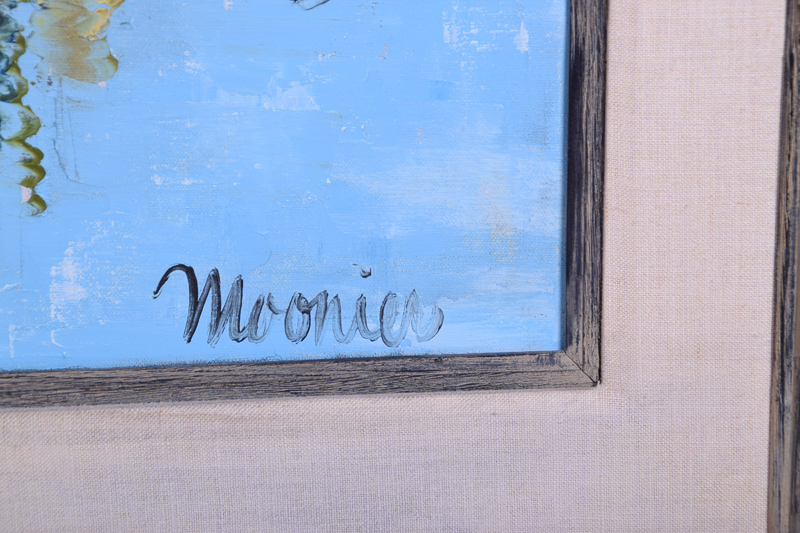 Nautical Oil on Canvas Painting by Sylvia Moonier