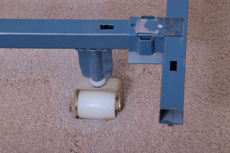 King Size Mid Century Modern Headboard and Bed Frame