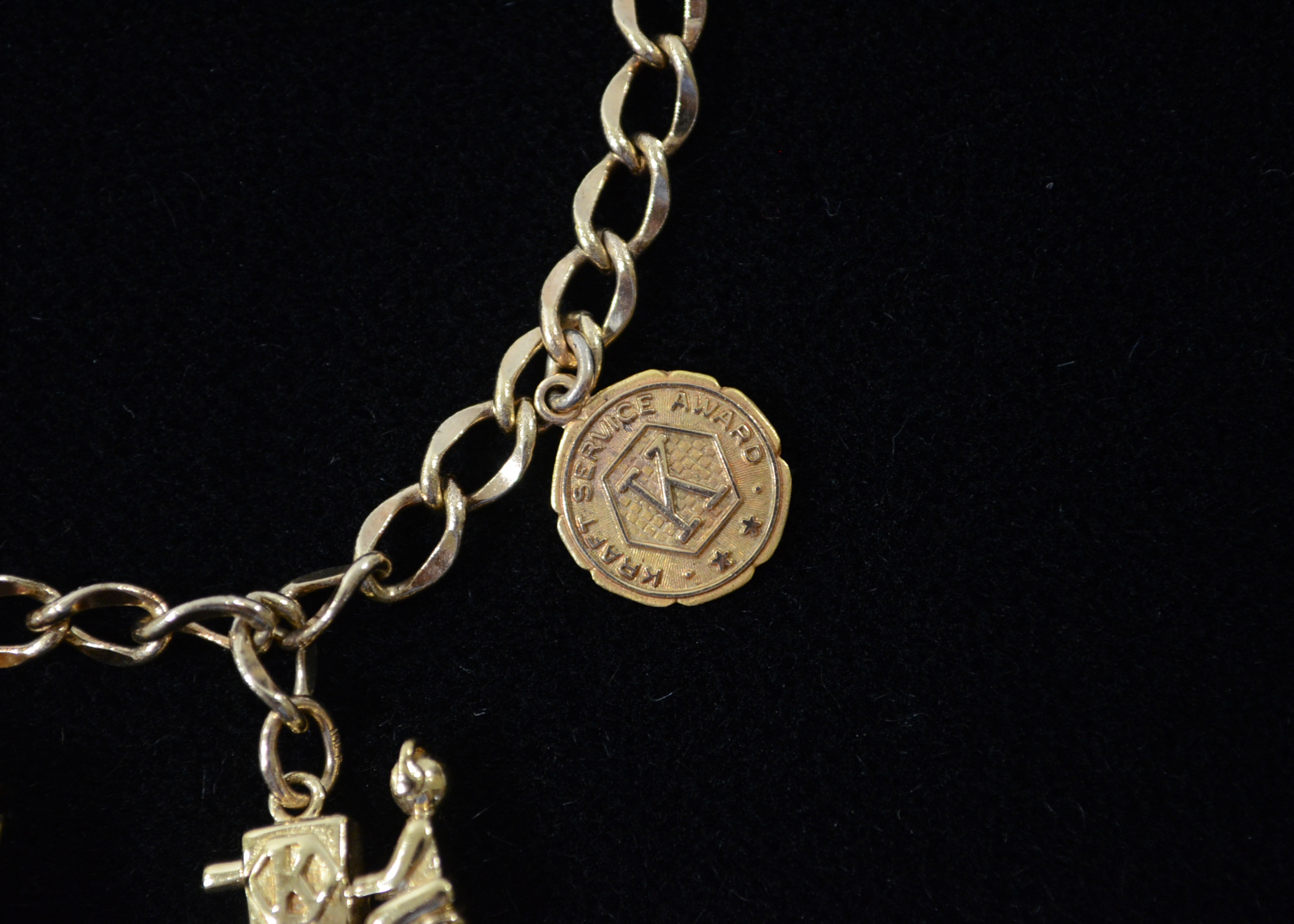 10K Yellow Gold Charm Bracelet