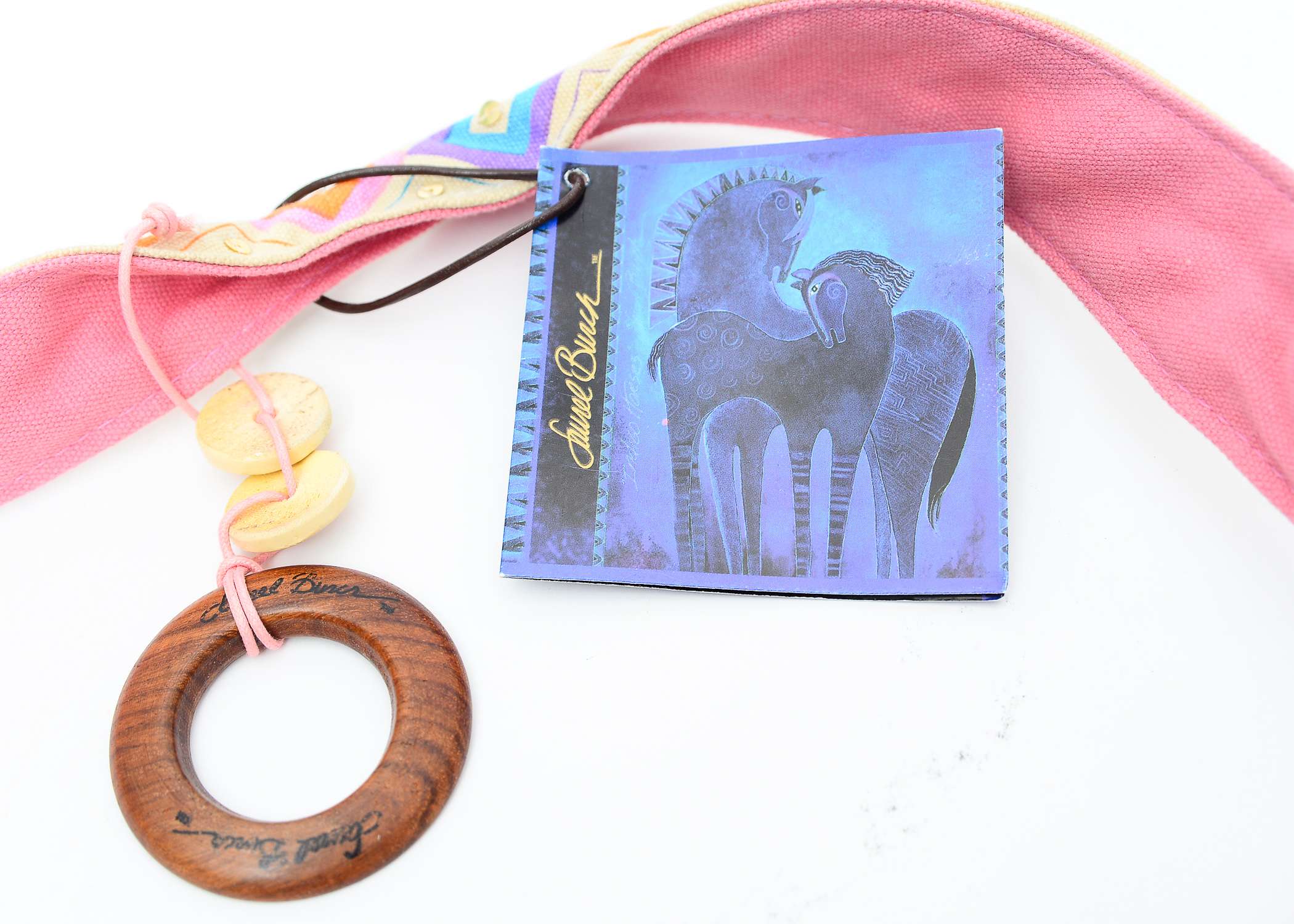 Trio of Laurel Burch Hand Painted Bags